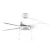 Cecotec EnergySilence Aero 3600 Ceiling Fan in full white with light and 6 blades