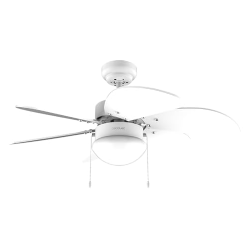 Cecotec EnergySilence Aero 3600 Ceiling Fan in full white with light and 6 blades