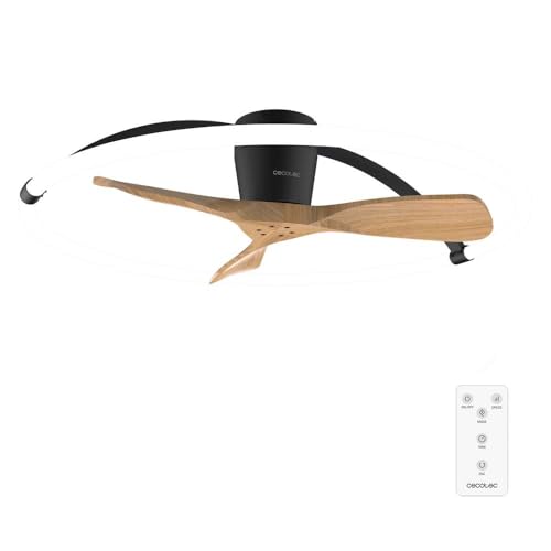 Cecotec Ceiling Fan with sleek design, remote control, and LED light