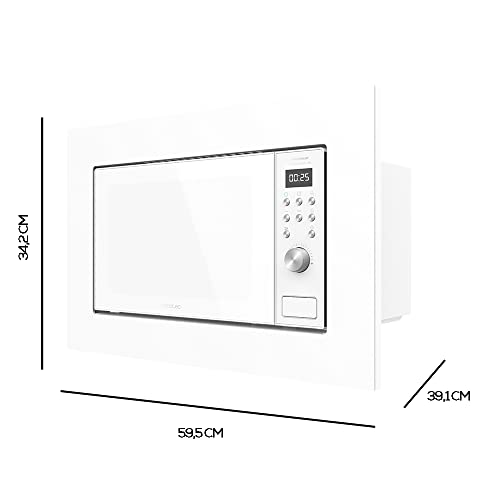 Cecotec GrandHeat 2000 Built-In Microwave With Grill - Quick Cooking