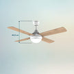 Cecotec Ceiling Fan With LED Light & Remote Control - Silent Operation