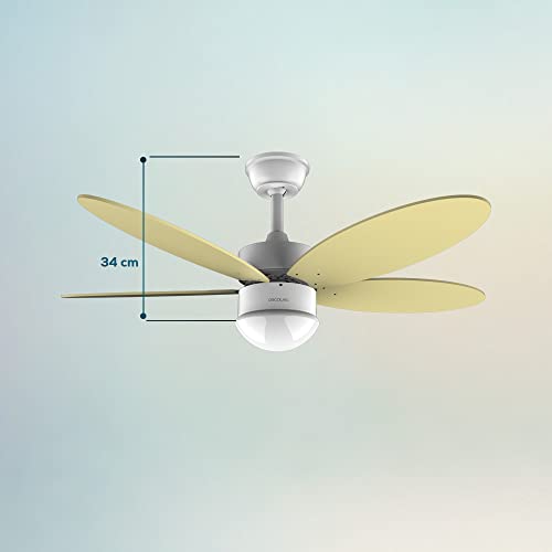 Cecotec Ceiling Fan With LED Light & Remote Control - Silent Operation