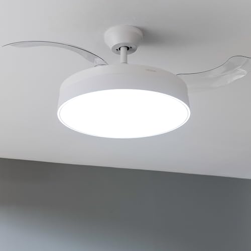 Cecotec EnergySilence Aero 4280 Ceiling Fan With Retractable Blades and Lamp