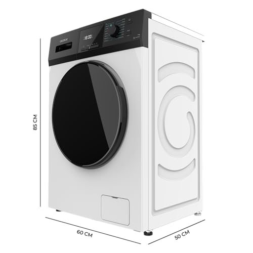Cecotec Washing Machine 7 kg Front Loading With Inverter Motor and Steam Sterilisation