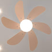 Cecotec EnergySilence 3600 Vision Ceiling Fan - Modern Orange Design With Oscillation
