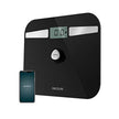 Cecotec Surface Precision EcoPower 10200 Smart Bathroom Scales in black with tempered glass surface