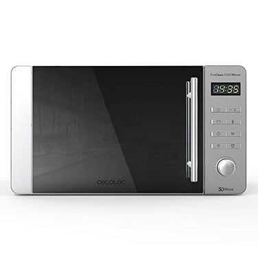 Cecotec Microwave Pro Clean 5120 with mirror front door and stainless steel design