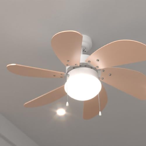 Cecotec EnergySilence 3600 Vision Ceiling Fan - Modern Orange Design With Oscillation