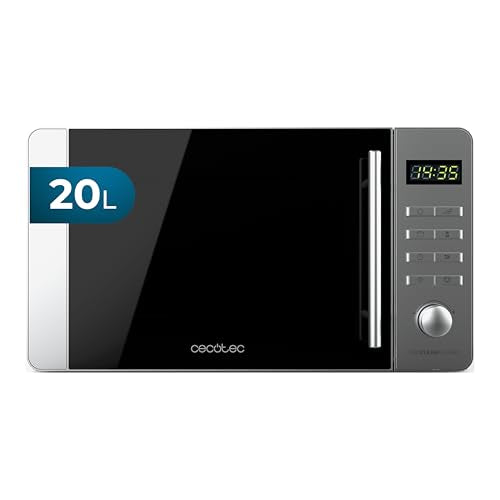 Cecotec Proclean 5010 Flatbed Microwave in White with LED display and modern design