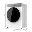 Cecotec Washer Dryer Bolero Wash&Dry 10680 - Efficient & Compact