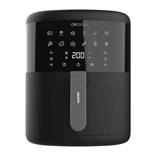 Cecotec Cecofry Bombastik 6000 Oil-Free Hot Air Fryer in sleek black design