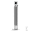 Cecotec EnergySilence 1090 Retro Pedestal Fan in white with LED display and remote control