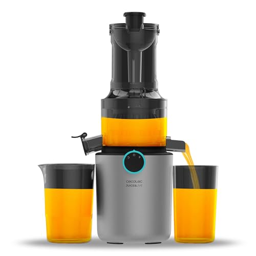 Cecotec Juice&Live 1500 Slim Cold Press Juice Extractor with 82mm opening