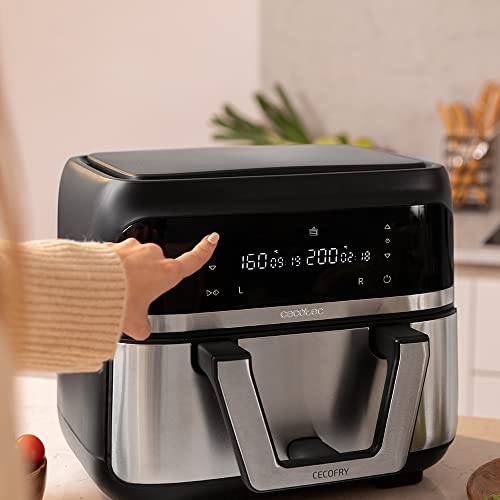Cecotec Air Fryer Cecofry Dual 9000 - 9L Capacity With Healthy Cooking