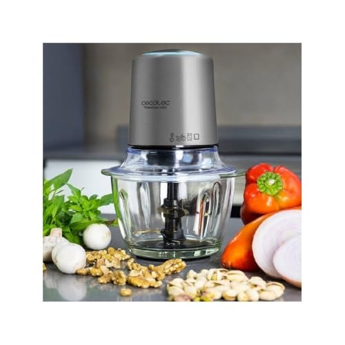 Cecotec Titan Glass 1000 Electric Chopper - 600W Power for Versatile Cooking