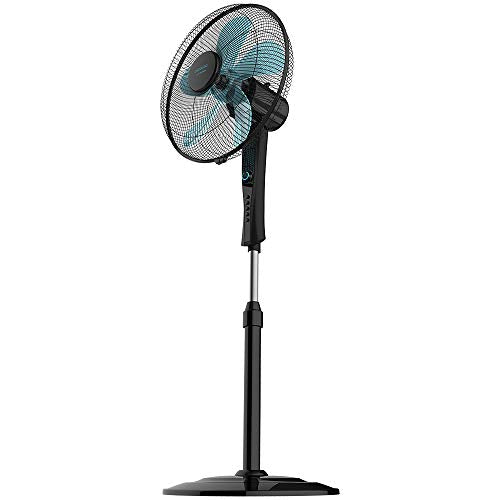 Cecotec EnergySilence 520 Floor Fan in black with 5 blades and adjustable height