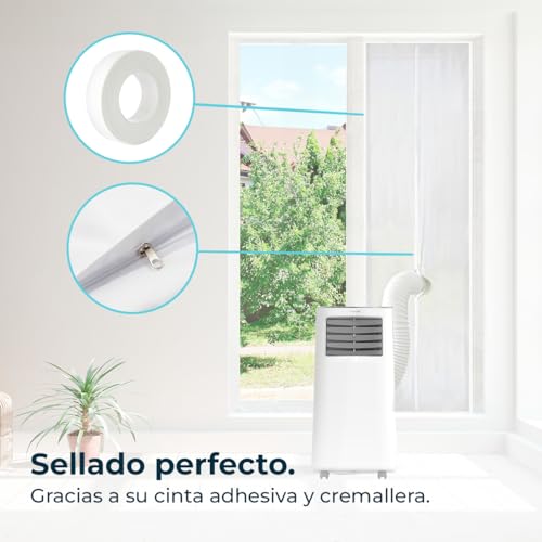 Cecotec Universal Insulating Cover for Windows - 100% Polyester, Prevents Hot Air