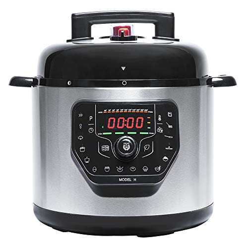 Cecotec GM H Programmable Pressure Cooker with digital display and sleek design