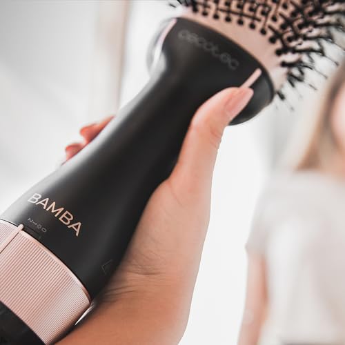 Cecotec Bamba CeramicCare Unique Volume Brush - 1200W Hair Dryer & Styler