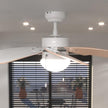 Cecotec EnergySilence 3600 Vision Ceiling Fan - Modern Orange Design With Oscillation