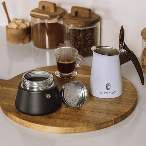 Cecotec Piccolina 900 Blue Moka Pot Coffee Maker - Elegant Design