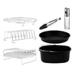 Cecotec Accessory Set for Hot Air Fryer with 8 Non-Stick Accessories