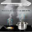 Cecotec Flux PM 604300 Stainless Steel Extractor Hood - Powerful Suction