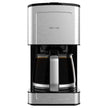 Cecotec Coffee Machine in stainless steel finish with drip-free spout