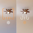 Cecotec Ceiling Fan with EnergySilence Aero 365 in Gold and Wood finish