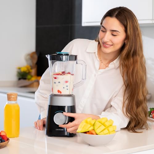 Cecotec Jug Blender Power Black Titanium 1300W With Pulse Function