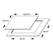 Cecotec Gas Plate 3 Lights for Natural Gas and Butane - Easy to Clean