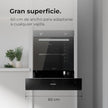 Cecotec Built-in Heat Drawer 60 cm - Adjustable Temperature & Black Glass
