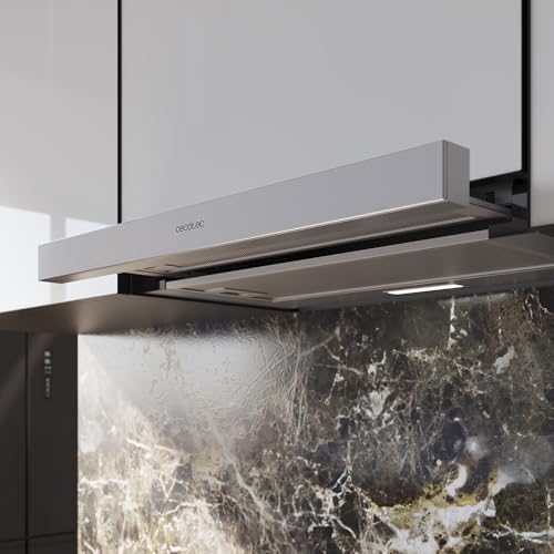 Cecotec Telescopic Cooker Hood 60 cm - Powerful Suction & Stainless Steel Finish