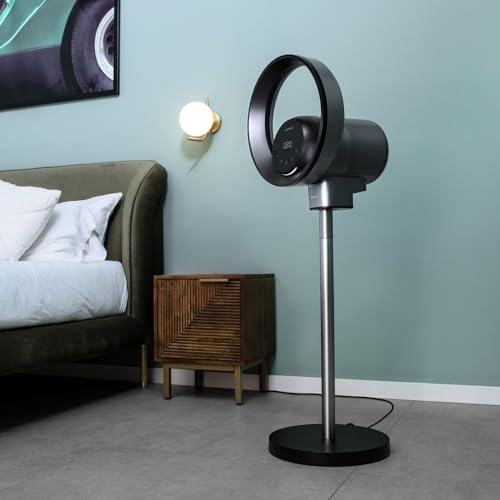Cecotec TotalPure 2in1 MoonStyle Dark Fan and Air Purifier - Elegant Bladeless Design