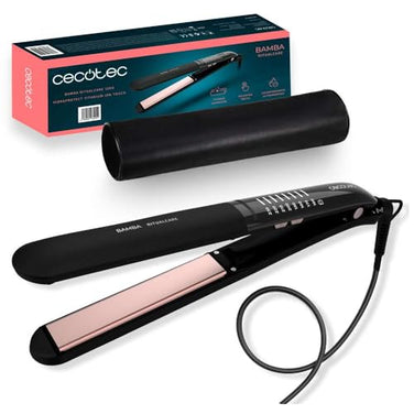 Cecotec RitualCare 1200 Titanium Ion Touch Hair Straightener with titanium coating and touch selector