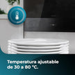 Cecotec Built-in Heat Drawer 60 cm - Adjustable Temperature & Black Glass
