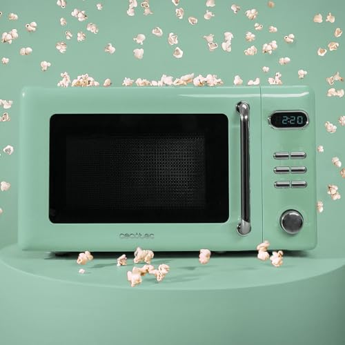 Cecotec ProClean 5110 Retro Green Microwave With Grill - 700W Power