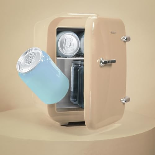 Cecotec Bolero MiniCooling Mini Fridge 4L - Compatible With Cars & Caravans, Keeps Drinks Cold