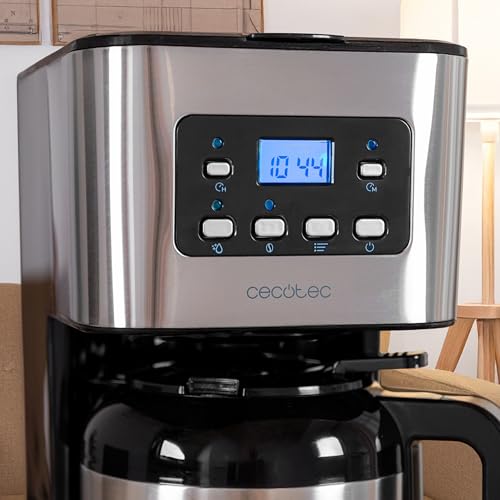 Cecotec Coffee 66 Drop & Thermo Time Drip Coffee Maker - 10 Cups, 24 Hour Timer