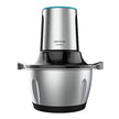 Cecotec ChopBeat 1500 Electric Meat Grinder in black with stainless steel bowl and titanium blades