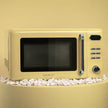Cecotec ProClean 5110 Retro Yellow Microwave With Grill - 700W Power