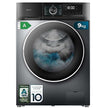 Cecotec 9 kg Front Load Washing Machine in sleek steel finish with control panel
