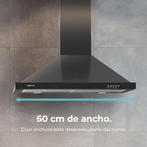 Cecotec Bolero Flux PM 604300 60cm Pyramid Cooker Hood - Powerful Suction