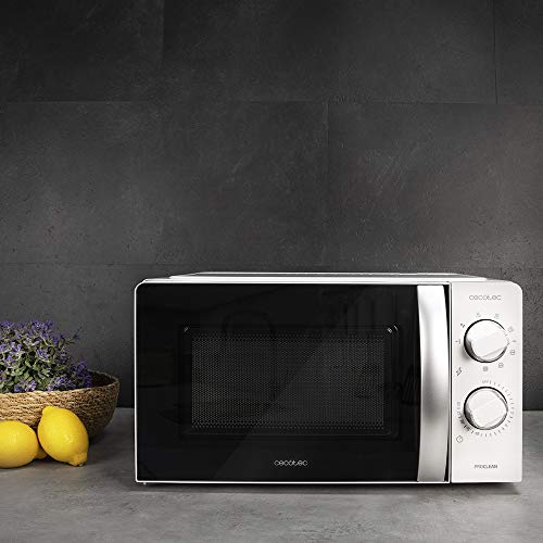 Cecotec Microwave With Grill ProClean 2110 - 700W, 20L Capacity, Efficient Cooking