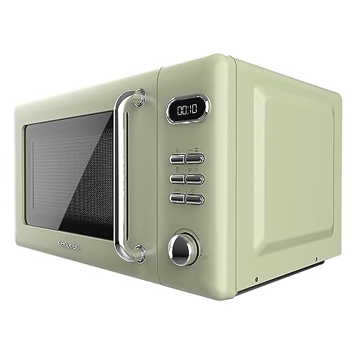 Cecotec ProClean 5110 Retro Green Microwave With Grill - 700W Power