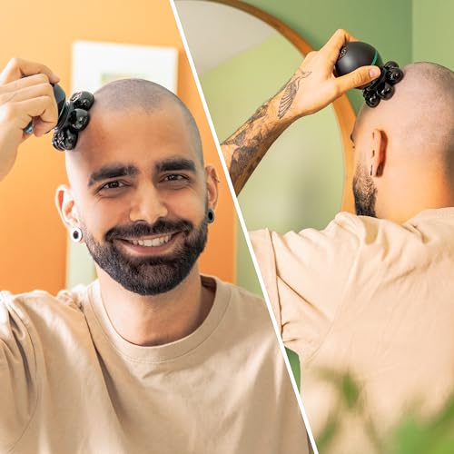 Cecotec Bamba PrecisionCare Skull Shaver - Extra Large Head, 60 Min Battery Life