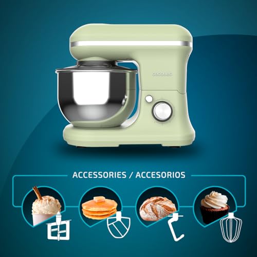 Cecotec Stand Mixer Cecomixer Merengue 5L - Perfect for Kneading & Beating