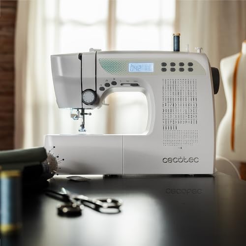 Cecotec BelleCouture 21500 Electric Sewing Machine - 215 Stitches, Expert Level, Digital Motor