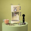 Cecotec Espresso Machine Compact Power 20 Retro Green - 1100W Fast Heating