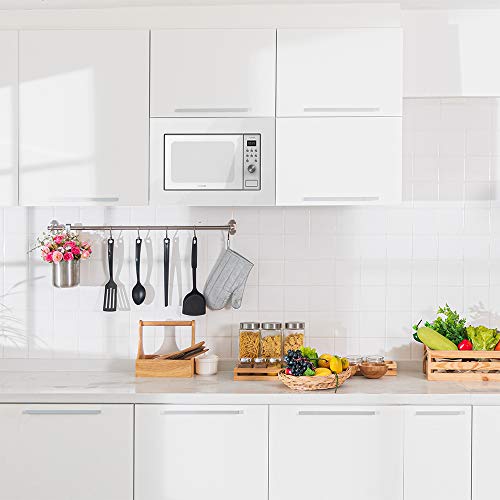 Cecotec GrandHeat 2000 Built-In Microwave in white with modern design and control panel